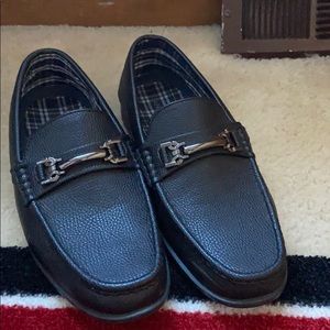 Andrew Fezza Black dress loafers SZ 10.5